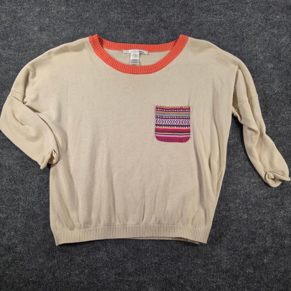 Ellison Women's Tan and Cream Jumper